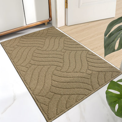 Kareshan Geometric Machine Woven Doormat 