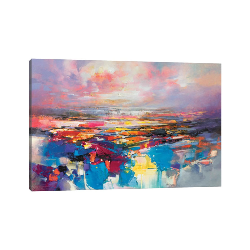 Quantum Gravity by Scott Naismith - Painting on Canvas, 20.32 cm H x 30.48 cm W, Wrapped Canvas