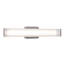 AFX LYLV2405LAJD1BN Layla Applique murale DEL 24 po, 27/30/35/40/50 000 K, 600 lumens, 9 watts, nickel satiné-893460488-893460490
