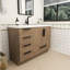 Meuble-lavabo autoportant avec tiroirs latéraux Carla-2065889997-2065889996