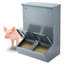 Hog Feeder 3.7 Bushel Metal Double Door Pig Feeder Feeding up to 8 Hogs