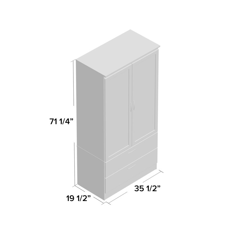 Armoire Acapella, Blanc