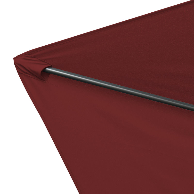 300cm Market Parasol, Wine Red