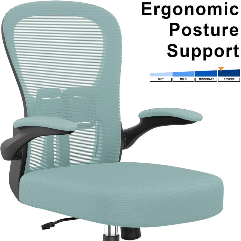 Ergonomic office chairs and computer chairs with adjustable lumbar support, 360° rotatable bases, thickened seat cushions and adjustable armrests, suitable for both and office use