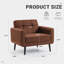 Faux Leather Accent Chair-1261814940