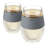 Wine FREEZE Cooling Cups in Grey