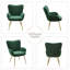 Fauteuil à oreilles Modern Velvet-2051586245