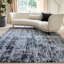 Abrienne Soft Shiny Modern Black/Grey Rug-46596714