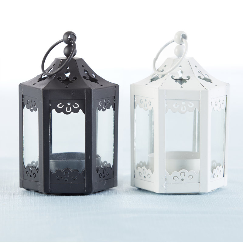 Tabletop Lantern, White