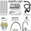 304 Stainless Steel Outdoor Utility Sink With Workbench & Storage Shelf