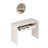 Modern Make-Up Table with Mirror, White, 39.4 x 29.5 x 17.5 inches | 100% Melamine Coated Particle Board, Thickness: 0.7 inches | Stylish and Functional Design for Beauty and Grooming Spaces-862938398