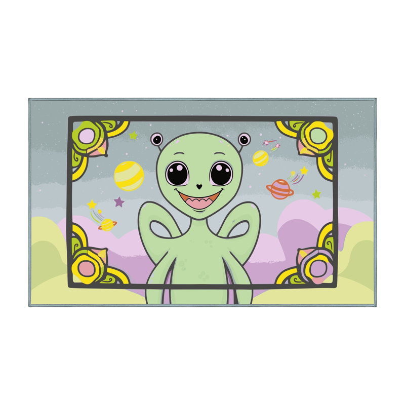 Tapis pour enfant Zoomie, Rectangulaire 8 pi x 12 pi