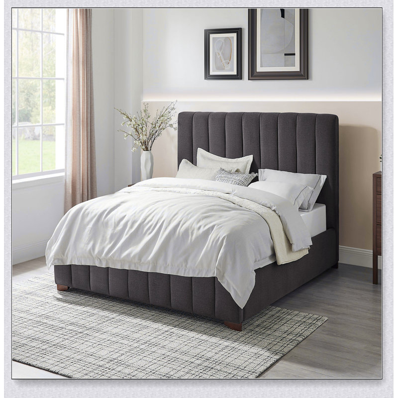 Dark Grey Full / Double Bed