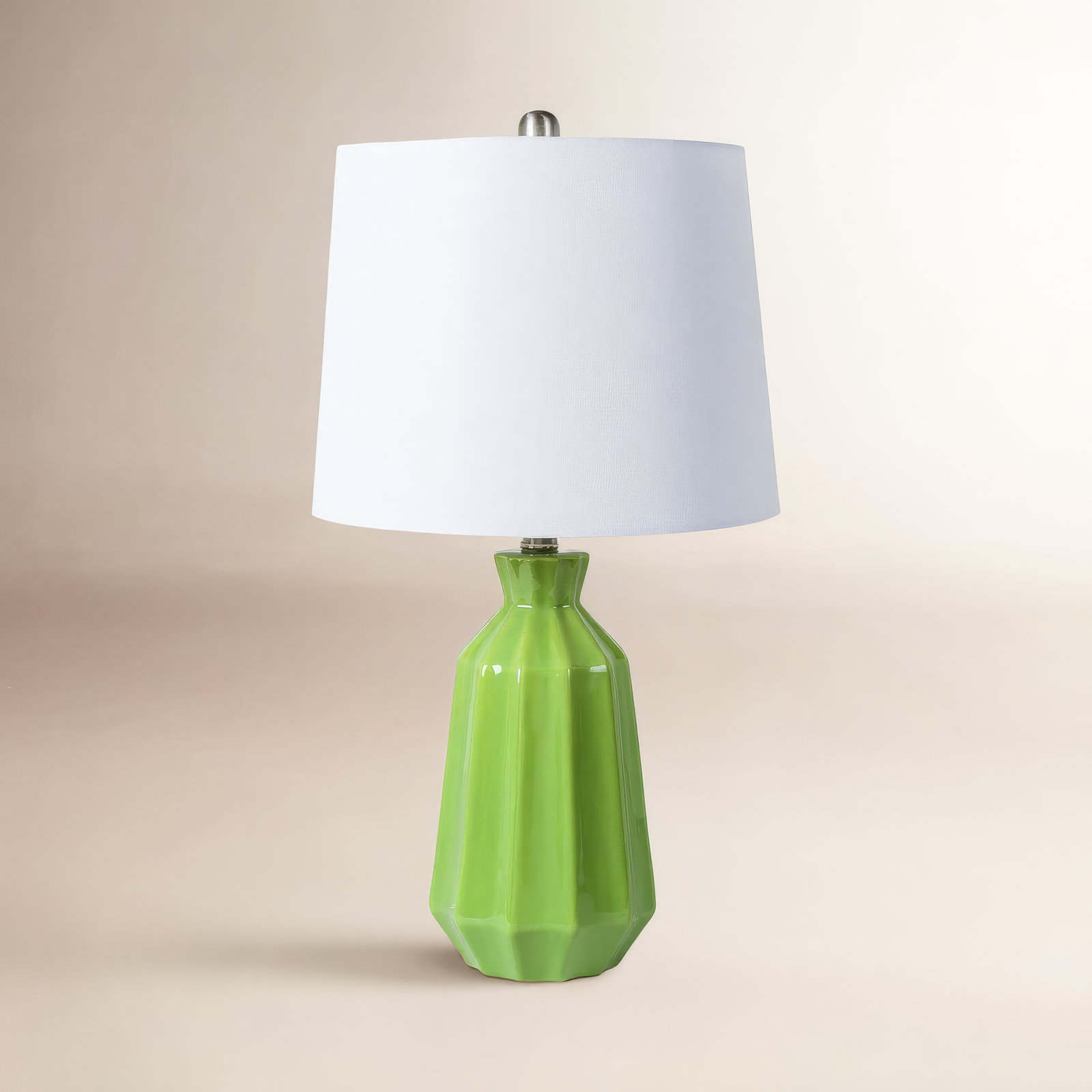 Jeanette Ceramic Table Lamp, Green