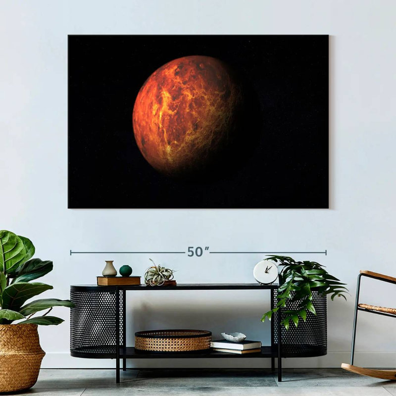 Oberle Planet Mars, 34" H x 51" W