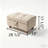 Athiste Upholstered Flannel Storage Ottoman, Multi-Function Tufted Footrest Bench-1713863442