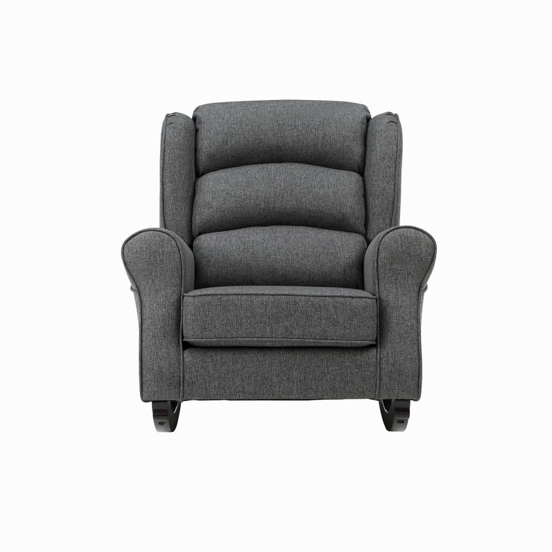 Rocking Chair with Flared Arm