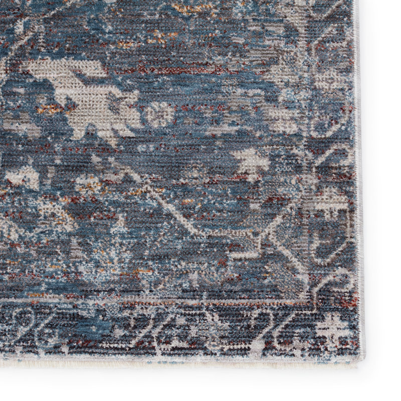 Tapis bleu Devoss, Rectangle 6 pi x 9 pi