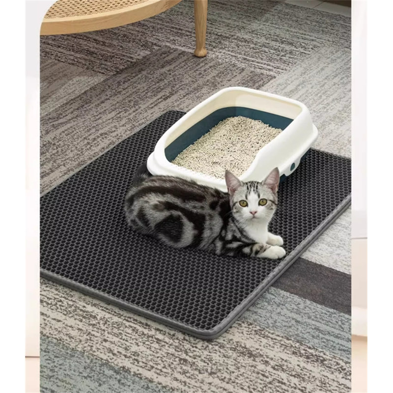 Tapis de litière en plastique, H 0,11 po x l 45,27 po x P 25,59 po