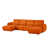 Laine orange est en rupture de stock