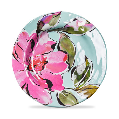 In Bloom Melamine Salad Plate