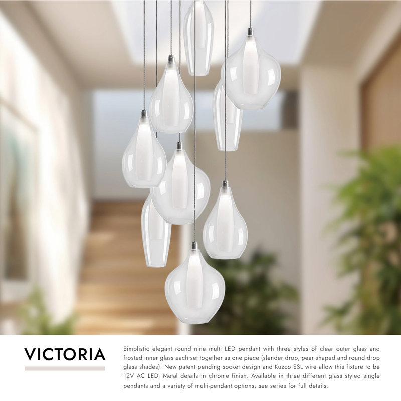 Victoria 9 - Light LED Pendant