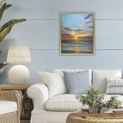 Balanced Serene Sunrise Floating Frame, design by Joanne Parent