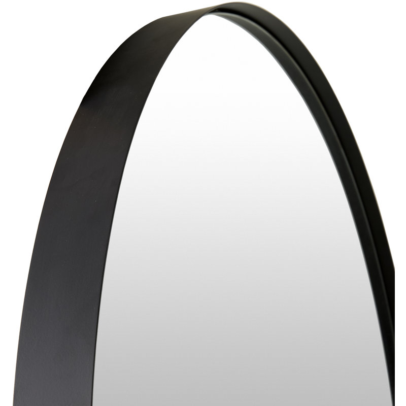 Bassevelde Mirror, Black, 36" x 36"