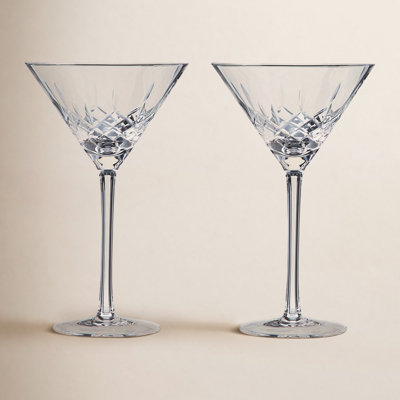 Admiral Crystal Martini Glass