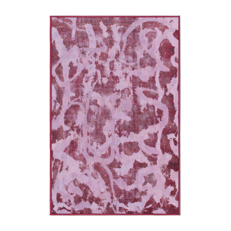 Abstract Indoor Rug, Rectangle 7' x 9'