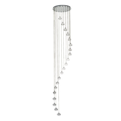 Chantell 20 - Light Chrome Cluster Pendant