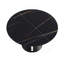 53.15"Modern Artificial Stone Round Carbon Steel Base Dining Table-Can Accommodate 6 People
