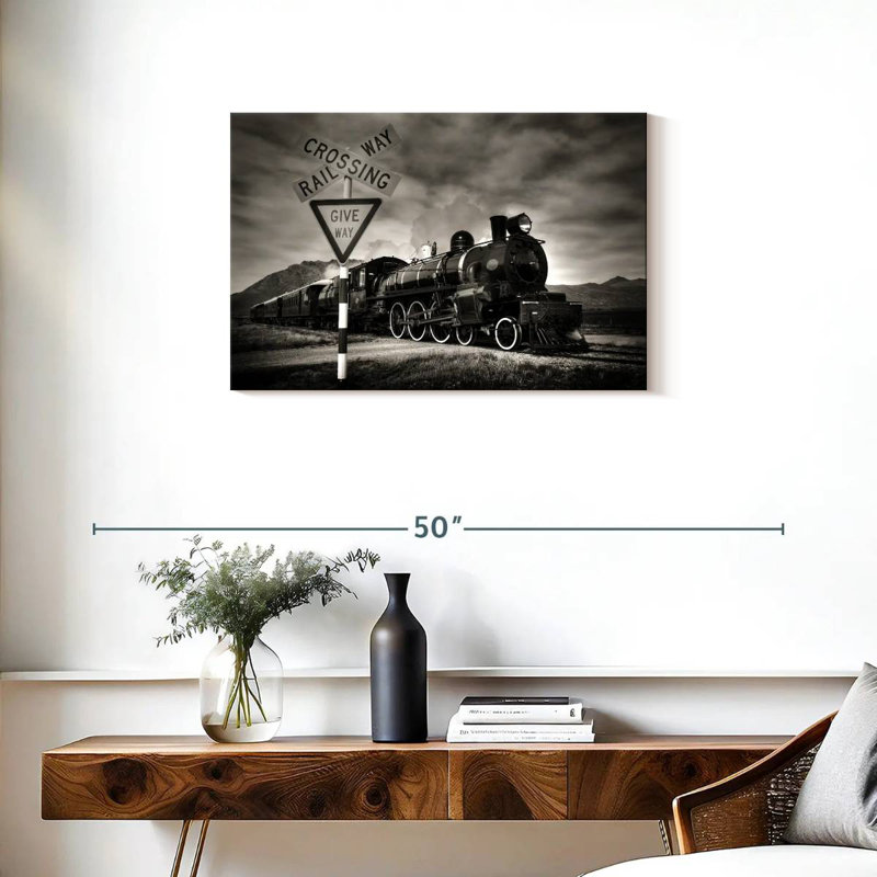 Mehar Rail Crossing, 20" H x 30" W