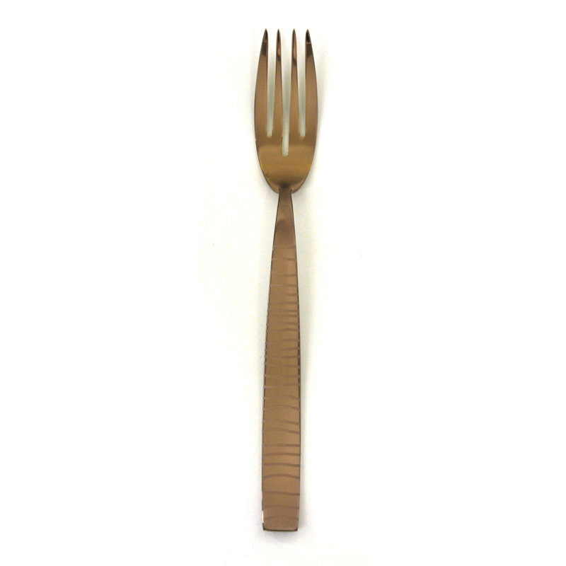 Fourchette à poisson Tigre - 48 pièces, Bronzo
