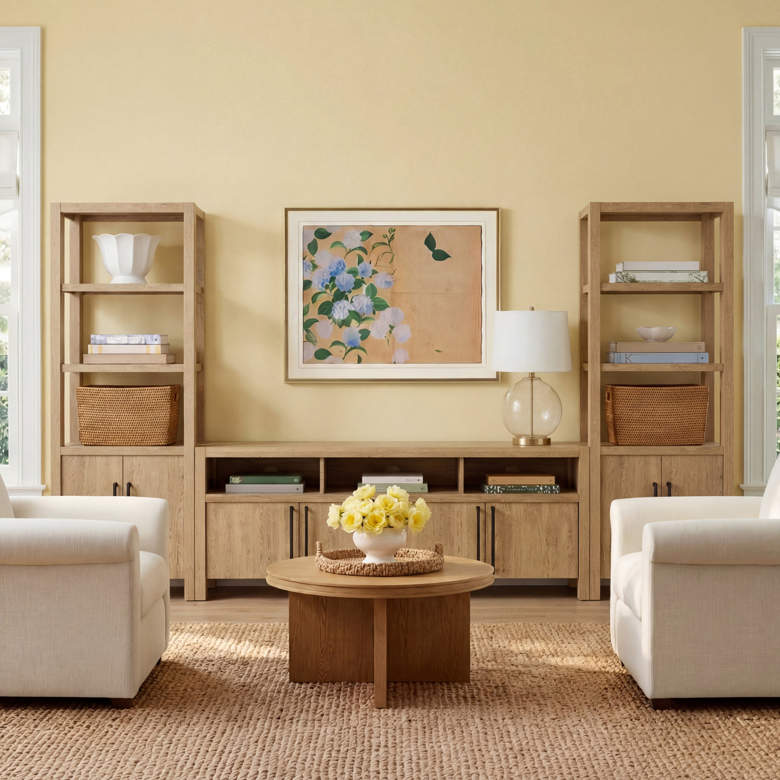 Laroche Oak Entertainment Center