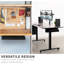 Plateau de gestion des câbles sous le bureau 17 po, support multiprise, organisateur de cordon, pince pour bureau et maison, noir