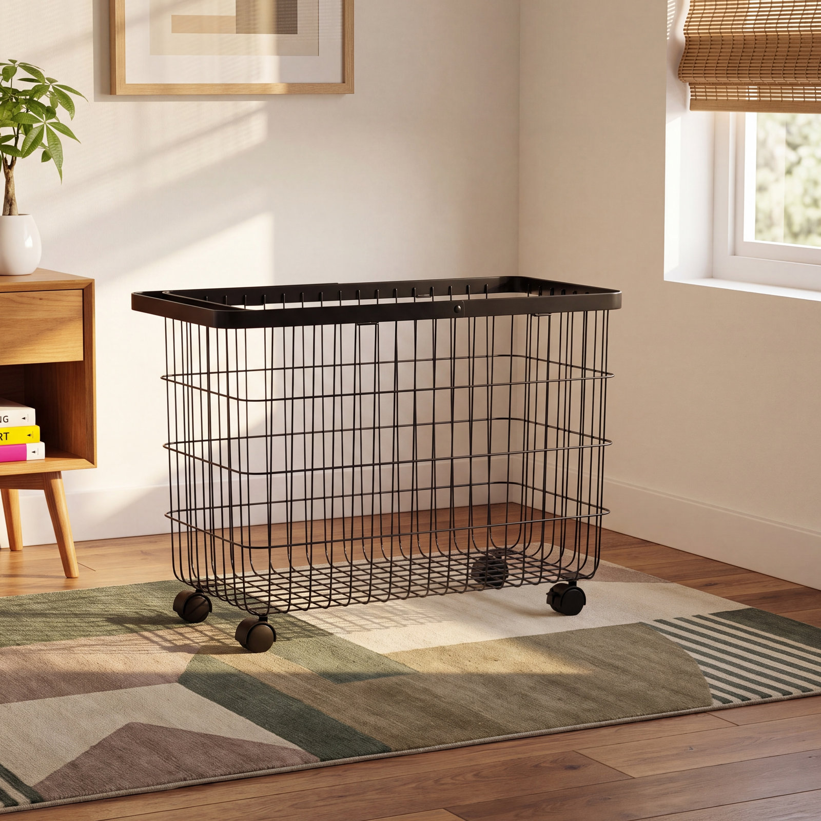 Laundry Basket, Black