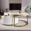 Table basse gigogne moderne cannelée avec tiroir Modern-634335826-625802199