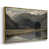 Toile avec cadre flottant or