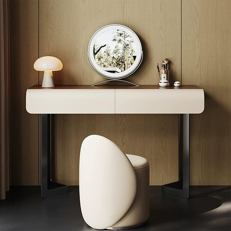 Makeup Vanity with Light mirror,2 drawers,1 chair