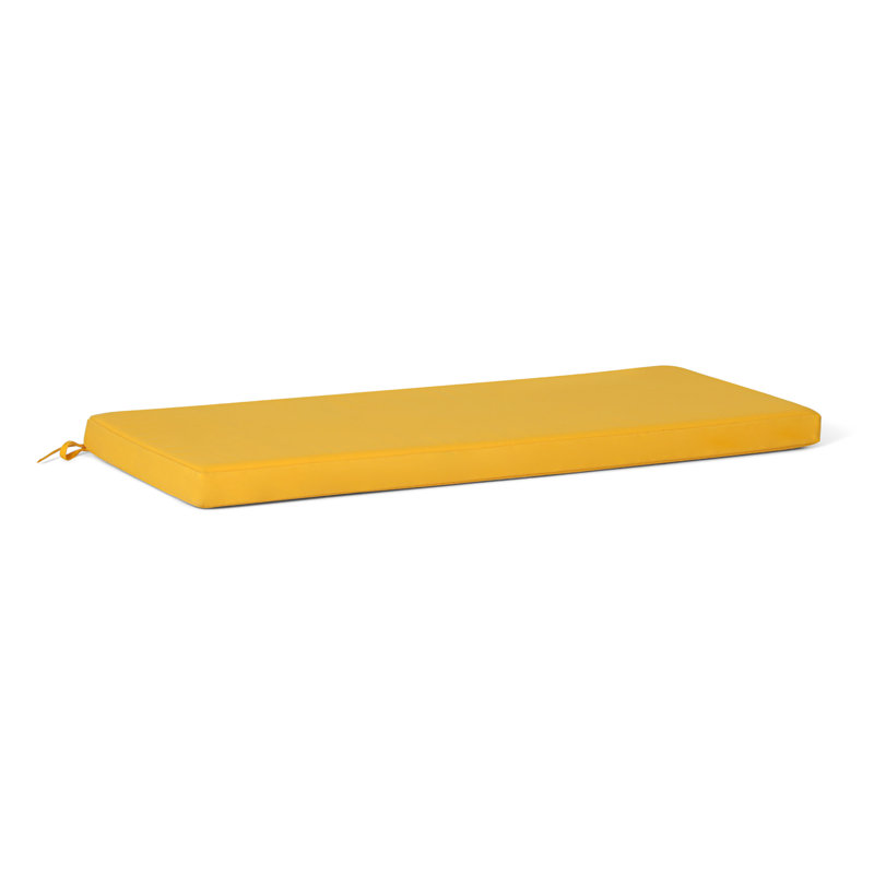 Forellen Outdoor 2.5'' Seat Cushion, 48" x 18.50", Yellow