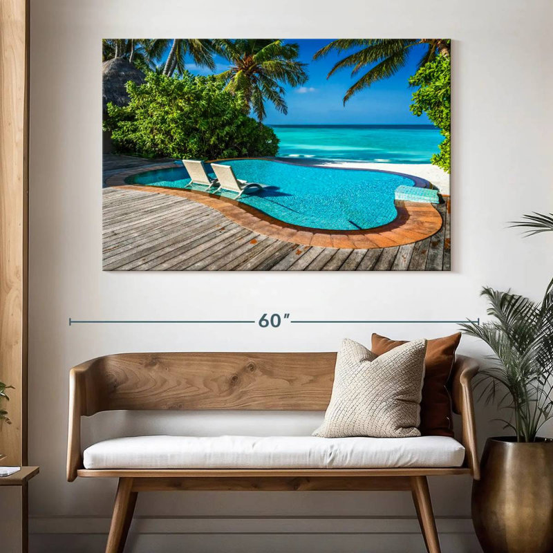 Alvord Maldives été, H 34 po x l 51 po