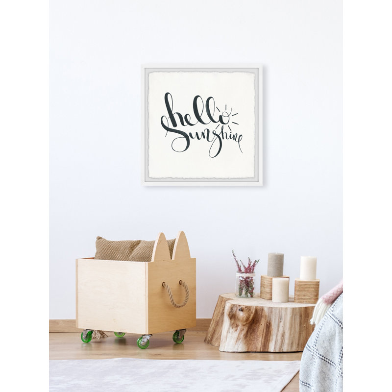 Hello My Sunshine - Single Picture Frame Print, 61cm H x 61cm W x 3.81cm D