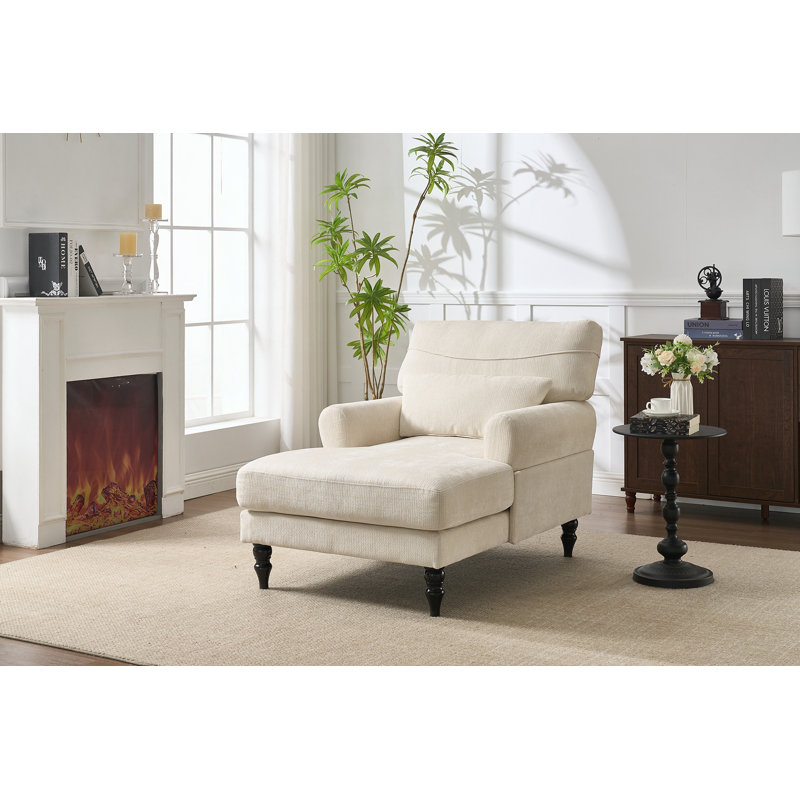 Canapé inclinable de loisir d'intérieur rembourré, Blanc
