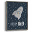 Cow in Space I Framed Print - Solid Wood-1834278931