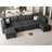 Soneson Ivery 143'' Wide Linen Large U Shaped Storage Sectional Modular Couch Variable Living room Sofa Bed Tufted Cushion Sleeper-322270050