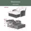 Méridienne double en rotin de rotin PE-953151577
