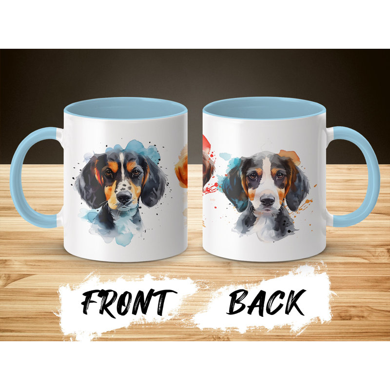 Ceramic Coffee Mug, 2, Light Blue