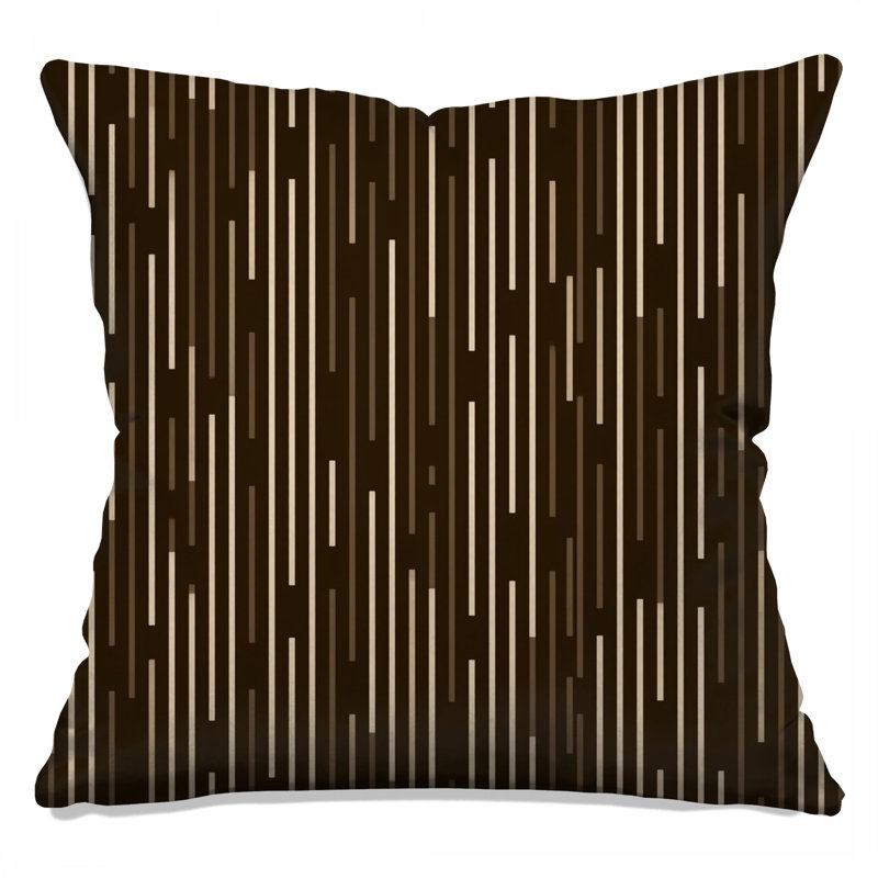 Stripes Throw Pillow, Pattern Double Sided Pillows, 16 x 16 inches