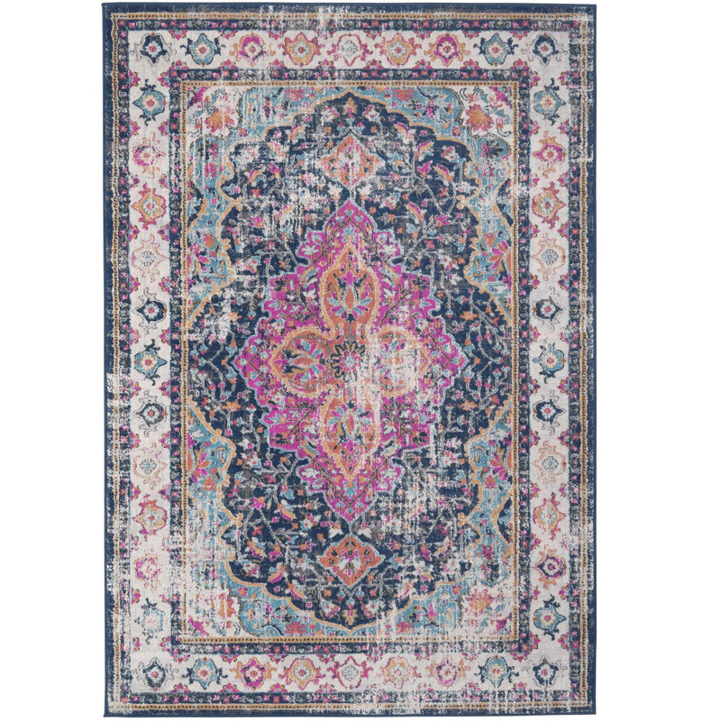 Marrakech Vintage Rugs in Multicolour | 440, Rectangle 160 x 230cm